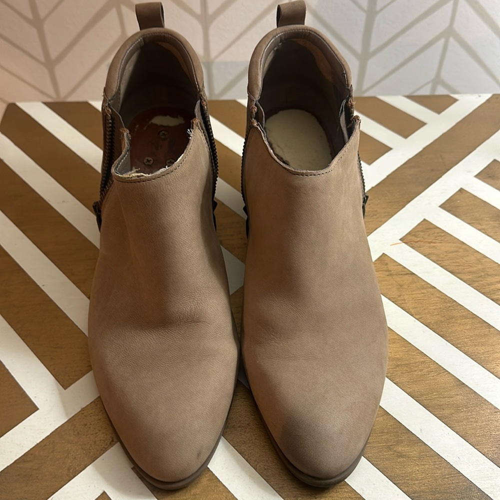 Franco Sarto brown booties